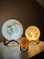 20 cm personalizuota mėnulio lempa su nuotrauka - Image 5