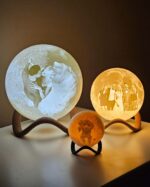 20 cm personalizuota mėnulio lempa su nuotrauka - Image 4